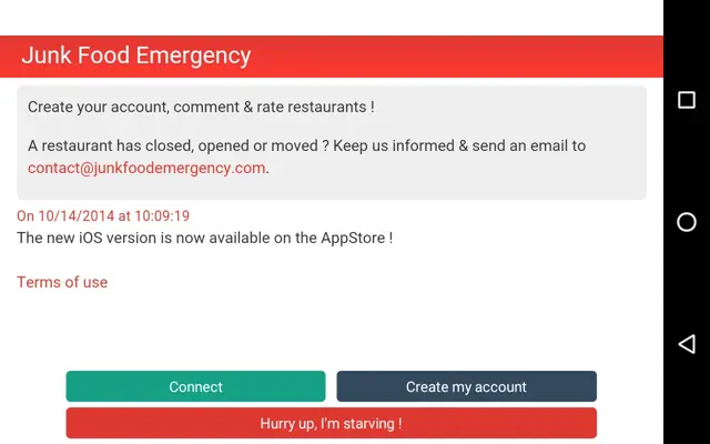 Junk Food Emergency android App screenshot 9